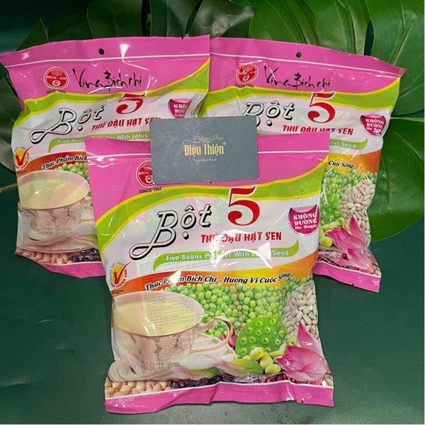 BỘT 5 THỨ ĐẬU HẠT SEN KHÔNG ĐƯỜNG