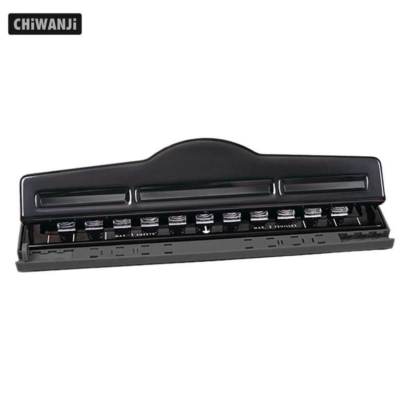 CHiWANji Nấm Discbound Hole Punch, 11 Lỗ Puncher Kim Loại, Máy đục lỗ, Scrapbooking Stuff Paper Punc