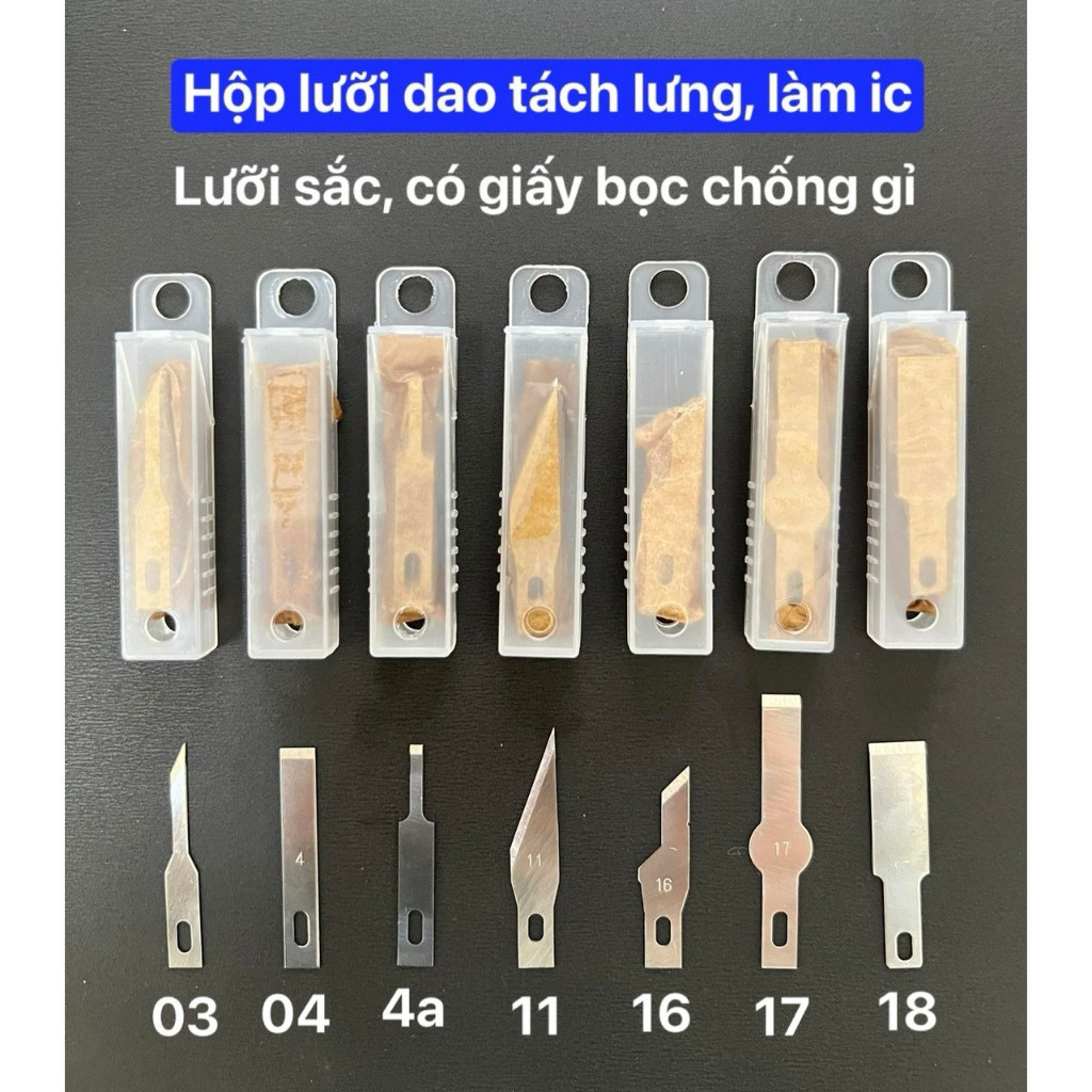 05- Lưỡi Dao Các Mã 3- 4- 4A- 11- 16- 17- 18