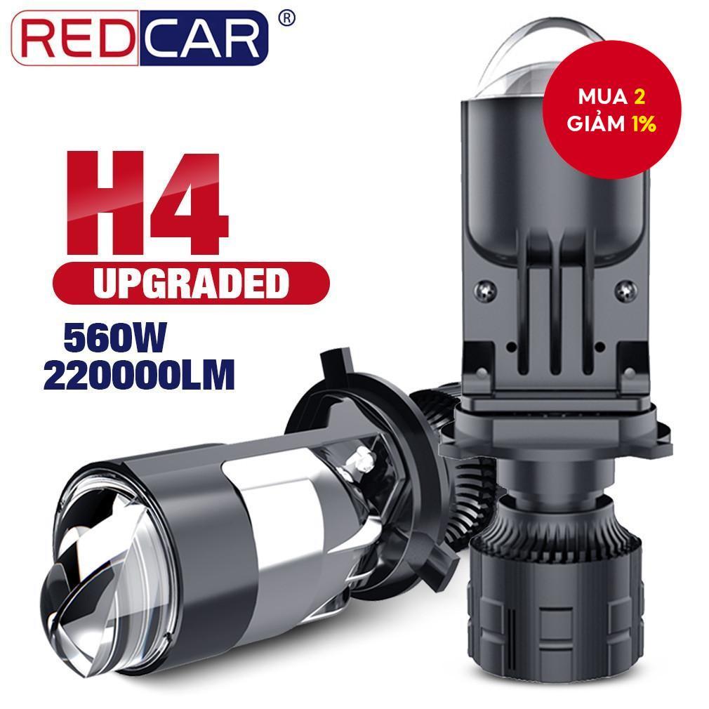 220000LM Mini Lens LED H4 9003 Bóng Đèn - Đèn Pha Kép Cho Ô Tô & Xe Máy (12V/24V)