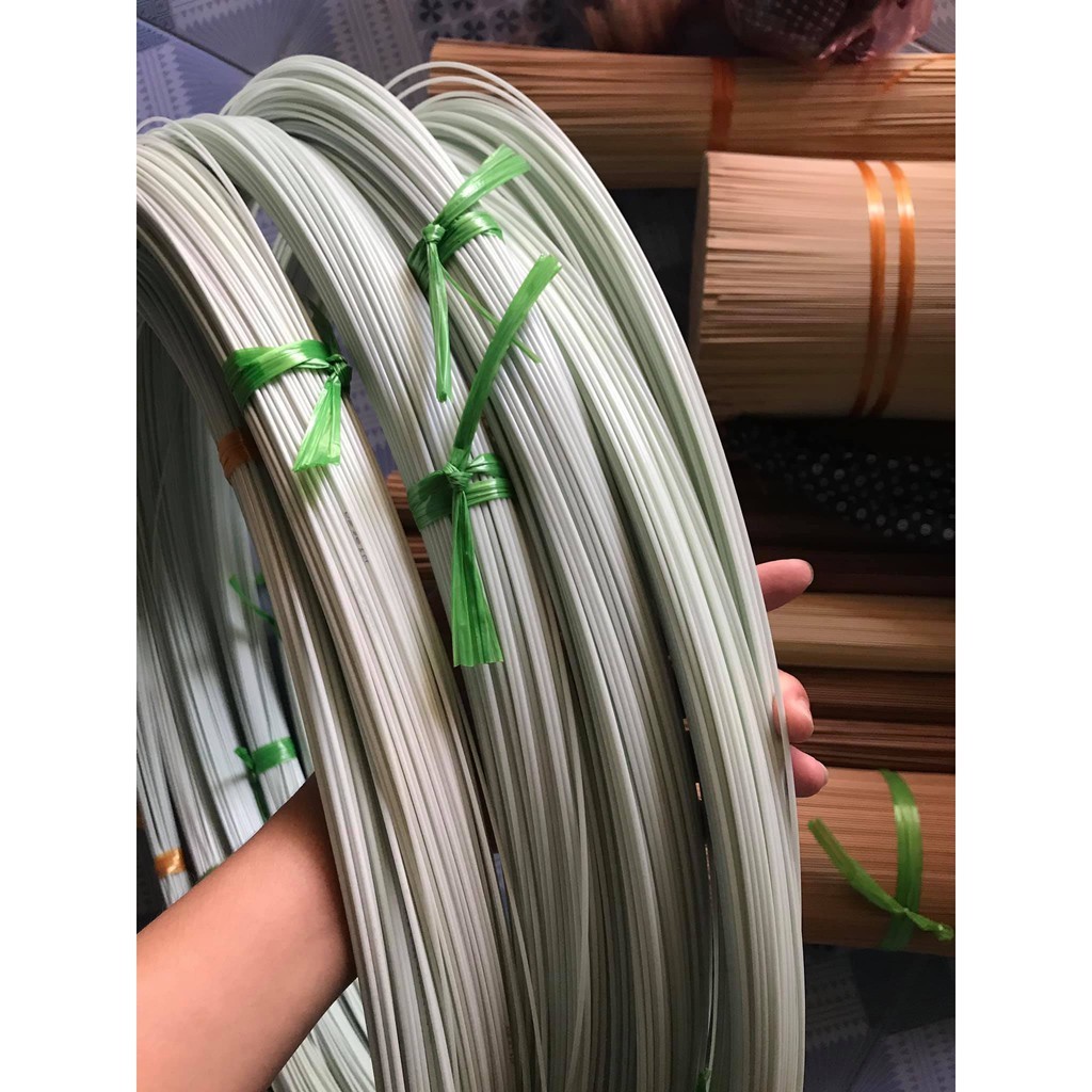 1KG Nan cáp quang làm diều Nan làm lồng chim cao cấp đầy đủ kích cỡ từ 1li2 đến 4li birdcages