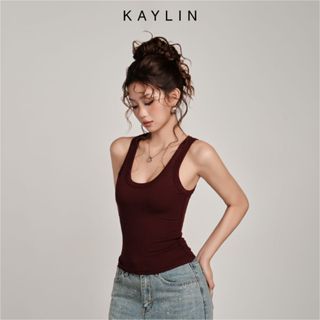 Áo thun ba lỗ KAYLIN Basic khoét cổ form ôm chất vải thun co giãn thoải mái mát mẻ - N2006