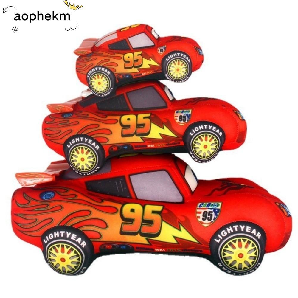 Đồ chơi nhồi bông AOPHEKM Lightning McQueen, Đệm gối màu đỏ McQueen 95 Pixar Cars 3 đồ chơi, Đồ chơi