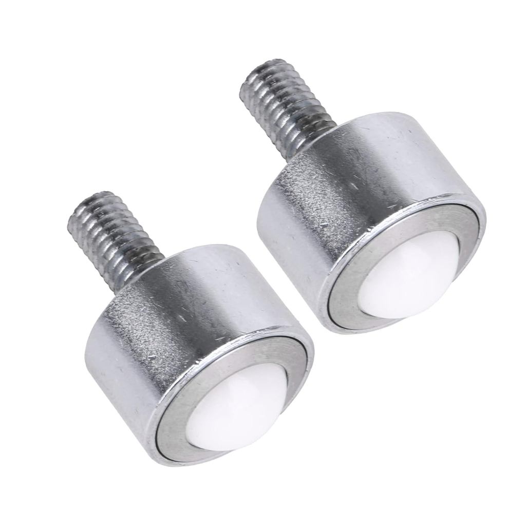 BQLZR M8 Con Lăn Bóng Chuyển Vòng Bi Có Ren Thân Bánh Vòng Bi 99LBS Gói 2