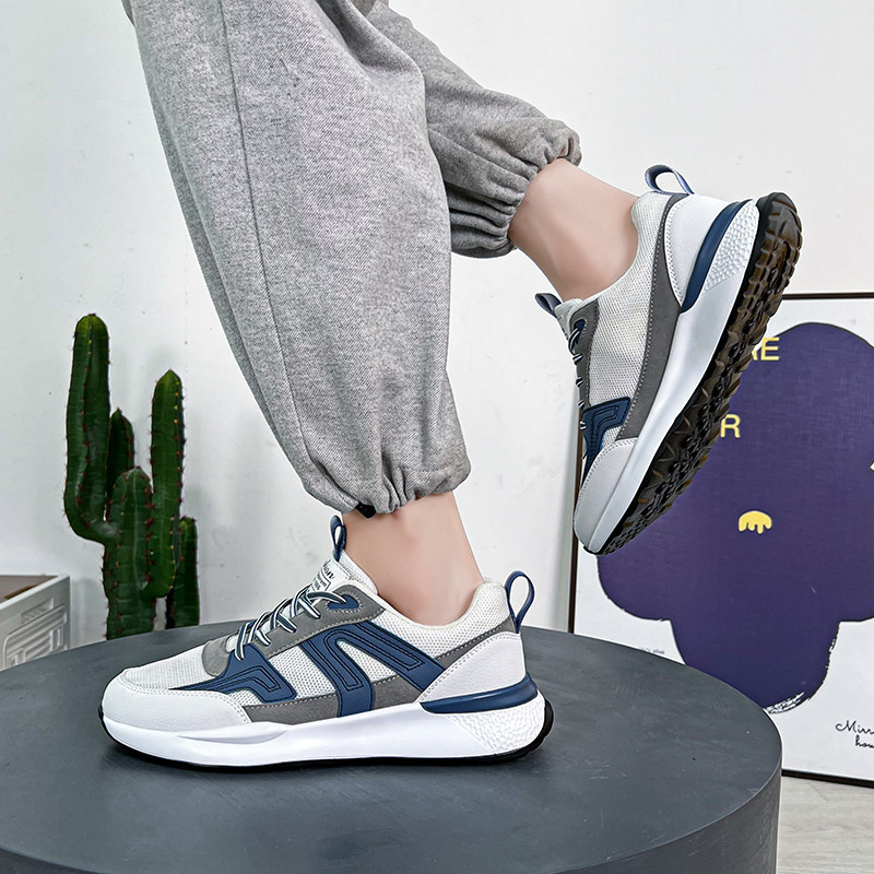 Men's Flat Sneakers Korean Style Trendy Plus Size Men's Shoes