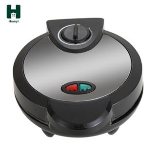 Máy làm bánh quế Homyl Chảo nướng 9 inch Dễ dàng làm sạch với chỉ báo Thép không gỉ Bảo vệ quá nóng Tấm chống dính cho trứng tráng