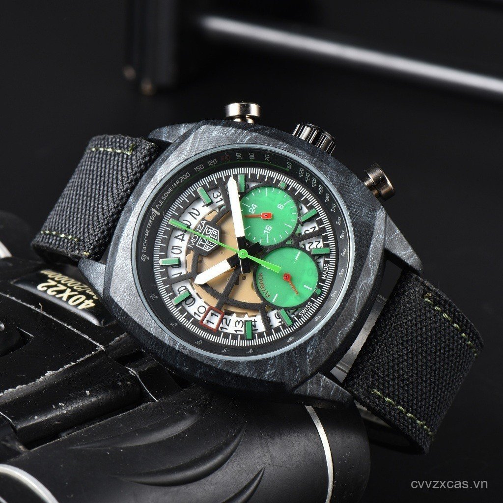 Tag Thiết kế rỗng Đồng hồ Chronograph đa chức năng Phong trào thạch anh Xu hướng kinh doanh Thời tra