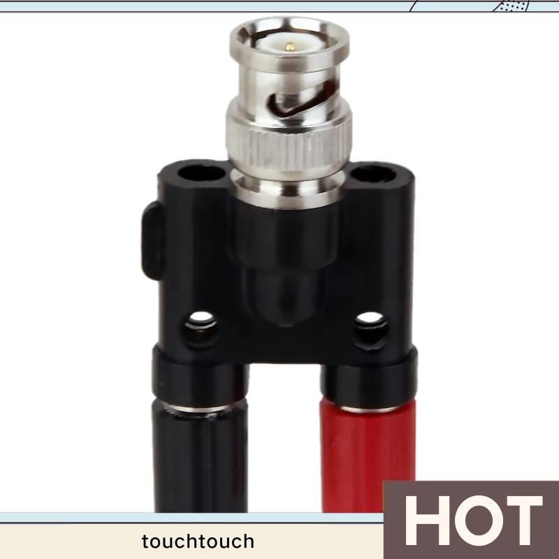 BNC Plug 4mm Banana Plug Splitter Connector BNC Male Plug to 2 x 4mm Banana Female Jack Ổ cắm Adapte