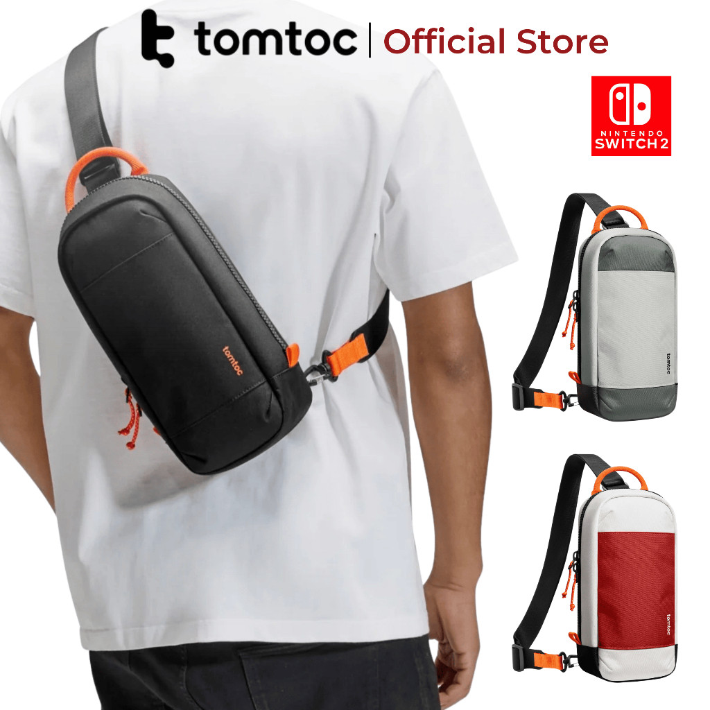 Túi đeo chéo đựng Nintendo Switch 2 Tomtoc (USA) GameOn Sling Bag chống sốc, chống nước, chính hãng