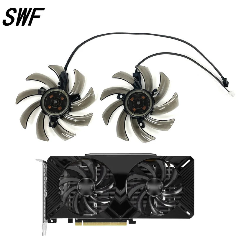 85MM GA91S2U GTX1660 Quạt Làm Mát Card Video Cho PALiT GeForce GTX 2070 2060 1660 Ti SUPER DUAL Card