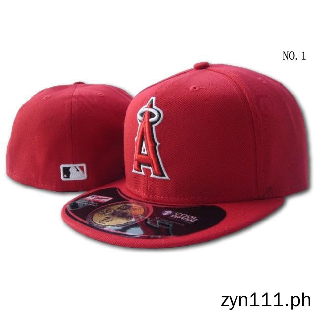 Mũ snapback Eiira-59Fifty M1B Los Angeles Angels của Anaheim màu đỏ, full fit