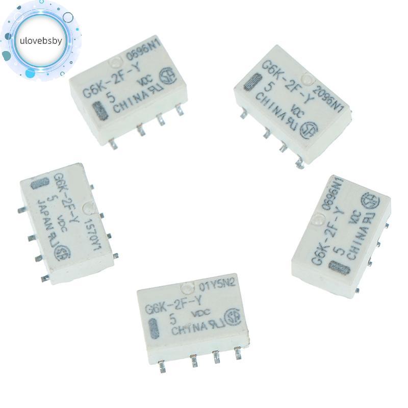 Ulovebsby 5 chiếc dc 5v smd g6k-2f-y rơle tín hiệu 8pin cho rơle omron VN