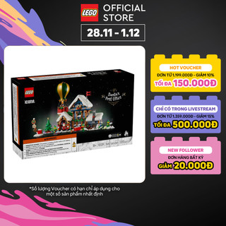  LEGO ICONS 10339 Đồ Chơi Lắp Ráp Bưu Điện Của Ông Già Noel  1440 chi tiết  