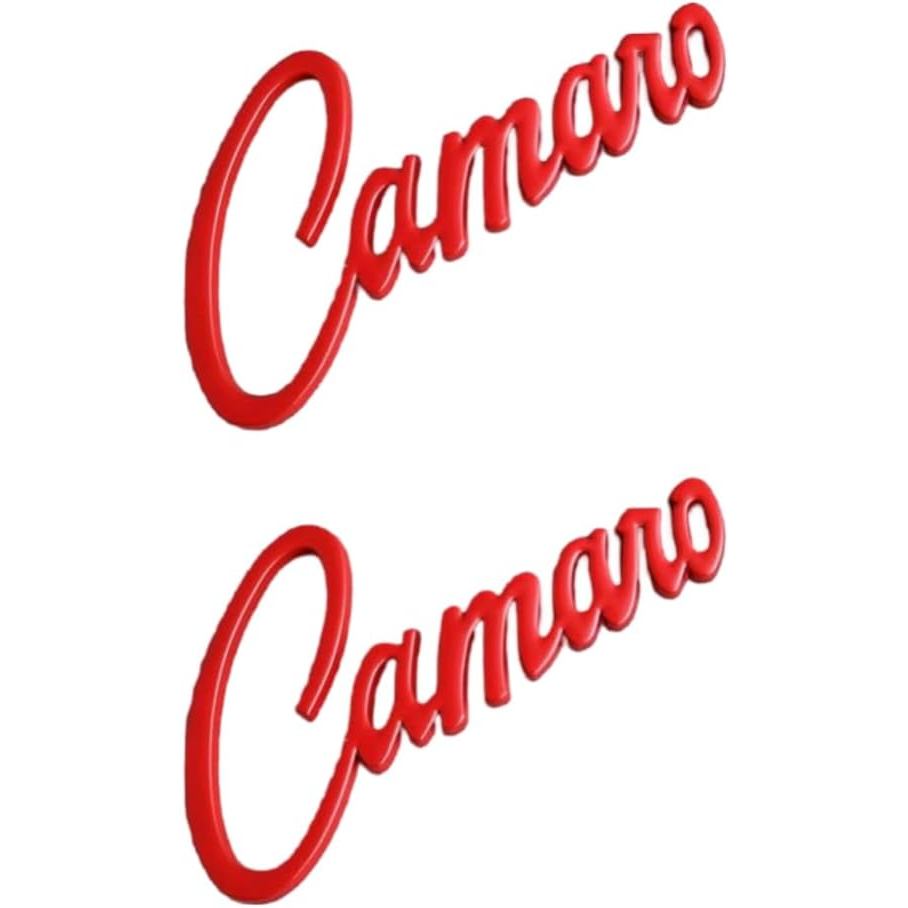 2 Chiếc Camaro Biểu Tượng 3D Kim Loại Xe Huy Hiệu Miếng Dán Chữ Tên Thay Thế Cho Camaro SS ZL1 Z28- 