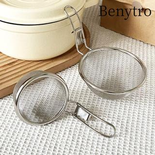 Benytro Thìa lọc lưới BENYTRO, Giỏ đựng súp mì Hàn Quốc bằng thép không gỉ, Lưới đa chức năng Tay cầm dài Dụng cụ nấu ăn Dụng cụ lọc nồi Lẩu Bộ đồ ăn nhà bếp