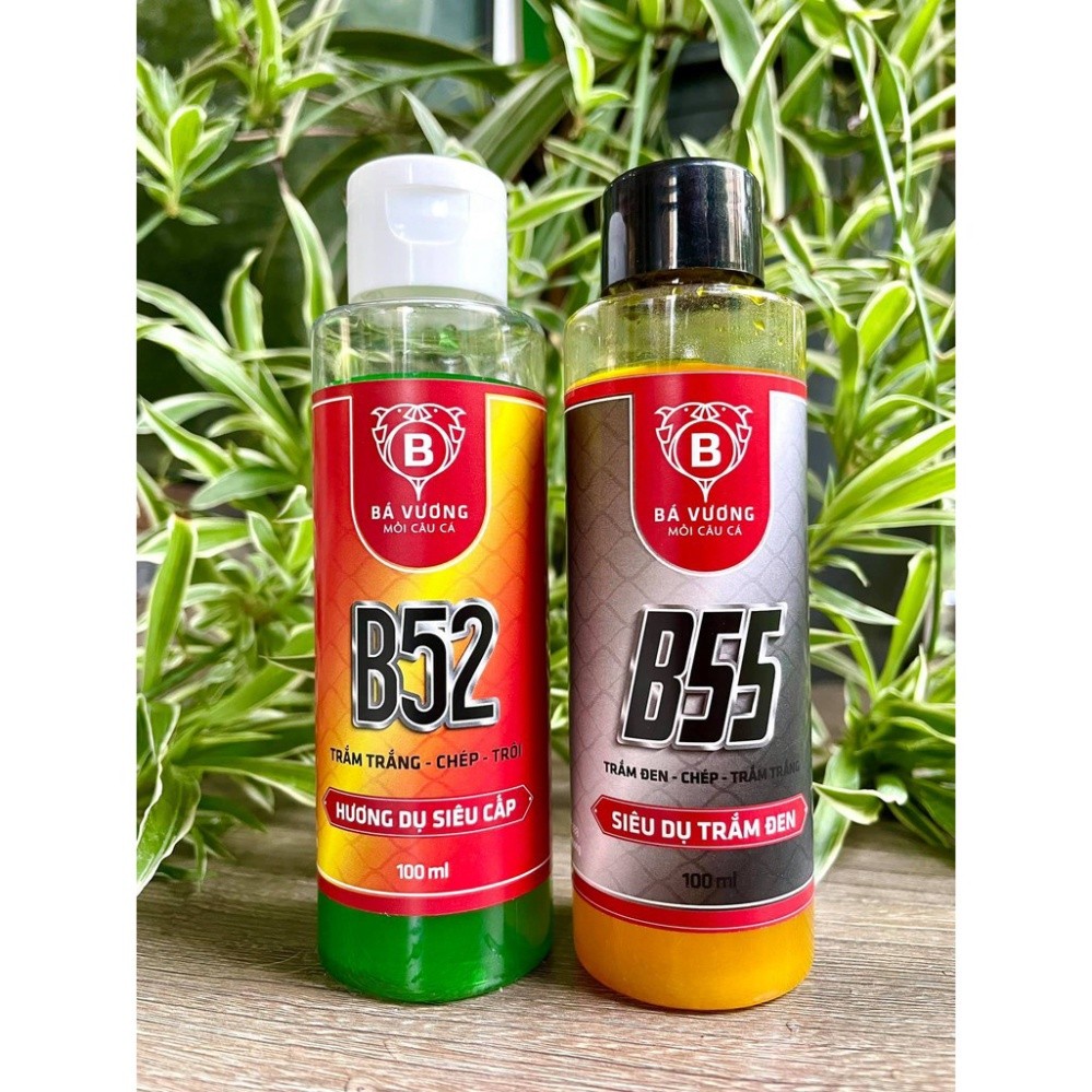 Hương liệu câu cá B52 và B55 Bá Vương chuyên đặc trị trắm trắng,chép,trôi...