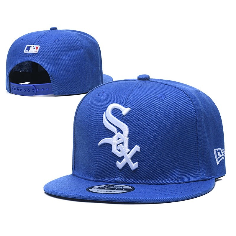 Fasu68-MLB Mũ Chicago Trắng Sox Mũ Snapback Mũ Bóng Chày Trơn Mũ Trơn Mũ Có Thể Điều Chỉnh Mũ Thời T