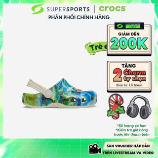  Giày Clog Trẻ Em Crocs Classic Under The Sea - Nhiều Màu-211260-2Y2 ADS10 LS100 