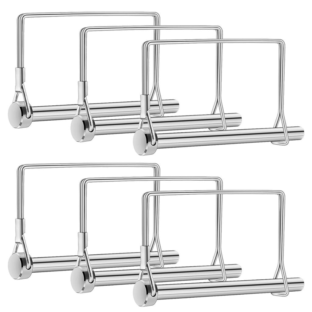 6 Chân nối Trailer, Chân khóa trục PTO 5 / 16 "x 4", Chân kéo vuông nặng, Chân nối an toàn cho xe kéo, Chân khóa dây, Chân khóa dây, Chân khóa xe kéo cho bãi cỏ