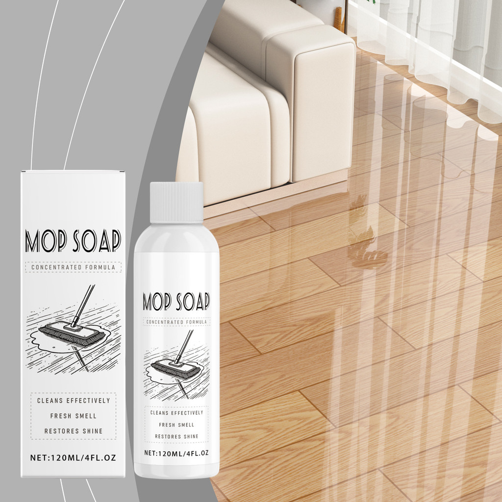 Premium In-Stock#Floor Cleaning Agent Deep Cleaning Mop Hardwood Floor Tile Brightening Polishing Da