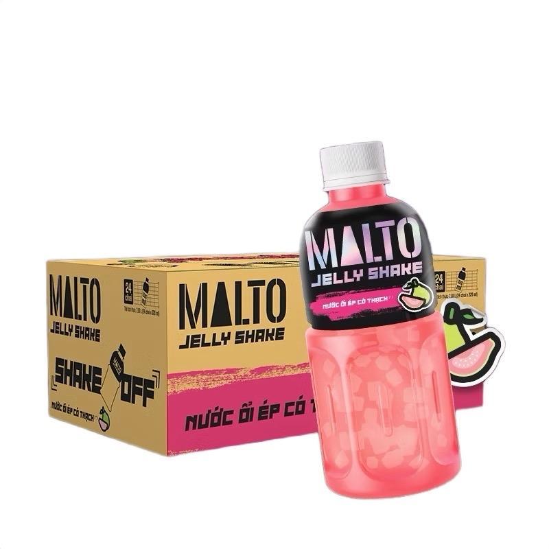 [SIÊU HOT] - LOF THÙNG 24 CHAI NƯỚC ÉP TRÁI CÂY CÓ THẠCH MALTO, CHAI 320ML VỊ ỔI, CAM