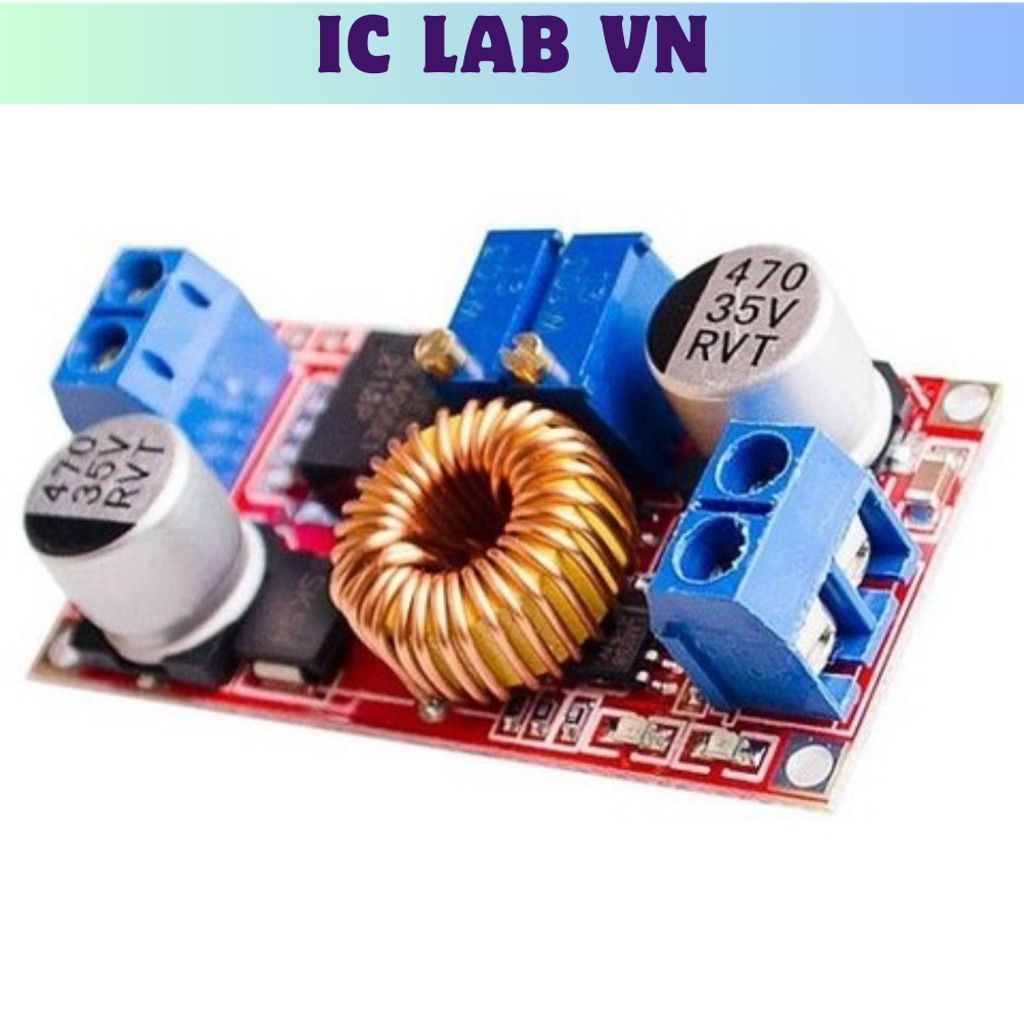 Mạch Giảm Áp Buck DC-DC 5A XL4015 Có Chỉnh Dòng Ic Lab VN