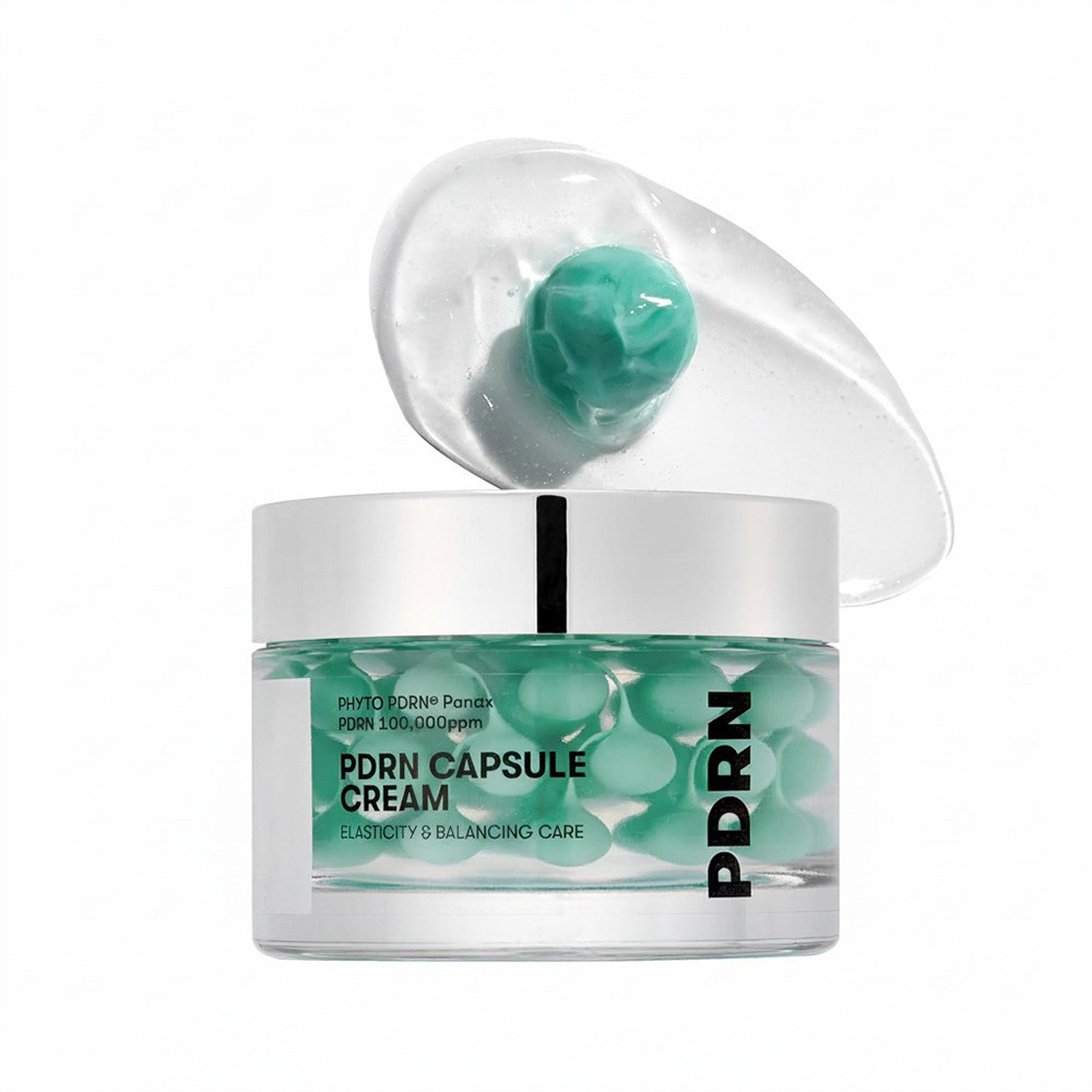 K-Beauty PDRN Elasticity Care Cream 50ml Capsule Texture Nourish Dull Skin Restore Youthful Skin Fir