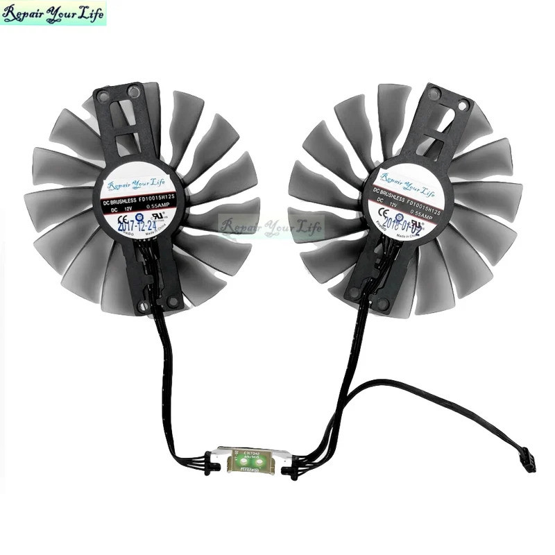 95mm FD10015H12S GAA8S2U VGA / GPU Video Card Fan Cho Palit EMTek GTX1080Ti GTX 1080Ti JetStream Com