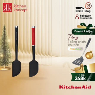  KitchenAid - Phới Vét Bột Spatula Silicone - Màu Đỏ Đen 