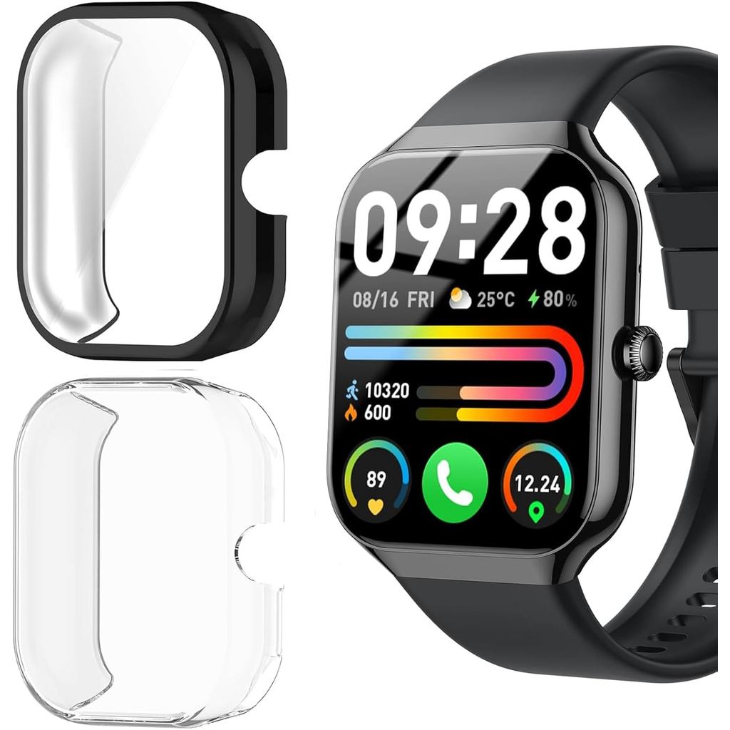 Ốp lưng đồng hồ thông minh P99, Ốp lưng TPU mềm Lamshaw có bảo vệ màn hình Tương thích với Moast, Ju