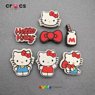 1Pieces Sticker Charm /Miếng dán dép, phụ kiện giày, nút mèo KT, thích hợp trang trí giày có lỗ