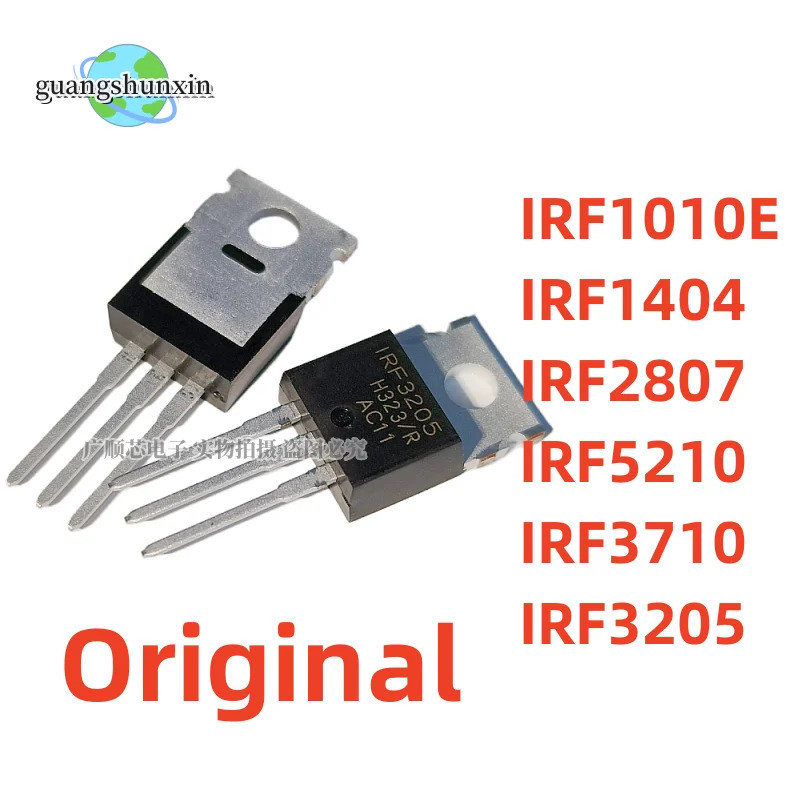 10 Chiếc MỚI Chính Hãng IRF1010E IRF1404 IRF2807 IRF3205 IRF3710 IRF5210 PBF TO-220 MOSFET Còn Hàng 
