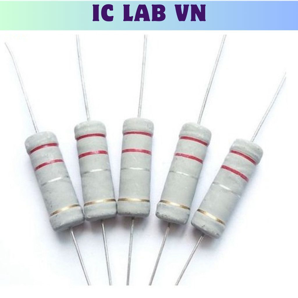 [30 Cái]- Điện Trở 220K 2W 5% Ic Lab VN