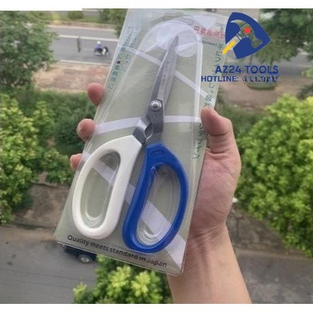 Kéo đa năng cán trắng xanh C0013 Buddy