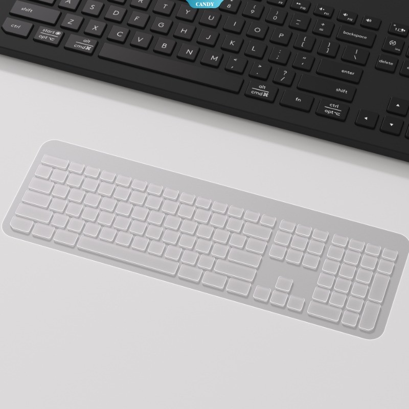 Da bàn phím chống tràn Perfect-Fit cho Logitech K950 - Vỏ chống bụi silicon cho máy tính [ZK]