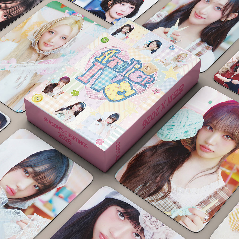 Album Kpop IVE ATELIEP IVE Photocard Kpop Lomo Card 55 cái / hộp