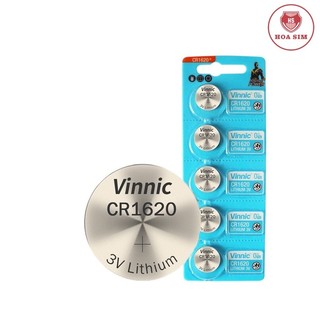 Pin Khuy Cúc Áo pin nút VINNIC CR1620 3V Lithium dùng cho đồng hồ, thiết bị điện tử