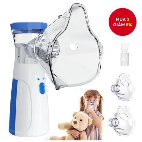  Máy xông khí dung siêu âm cầm tay, dùng cho người lớn và trẻ em_Máy xông khí dung siêu âm cầm tay.