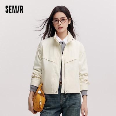 Bộ sưu tập mùa xuân năm 2025 dành cho nữ Semir Áo khoác chống thấm nước, chống gió, chống vết bẩn, nhẹ để bảo vệ hàng ngày và phong cách ngoài trời
