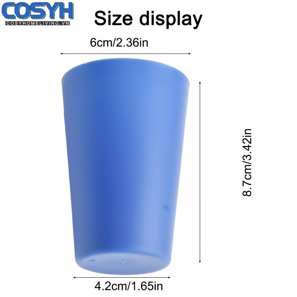 <cosyh>Lightweight and Sturdy Colourful Cups Eco Friendly and Unbreakable Set of 6 Cups