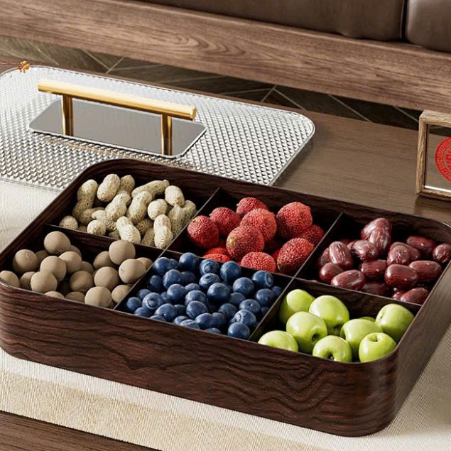Khay Mứt Tết – Khay Mứt Giả Gỗ - Lịch Sự - Sang Trọng