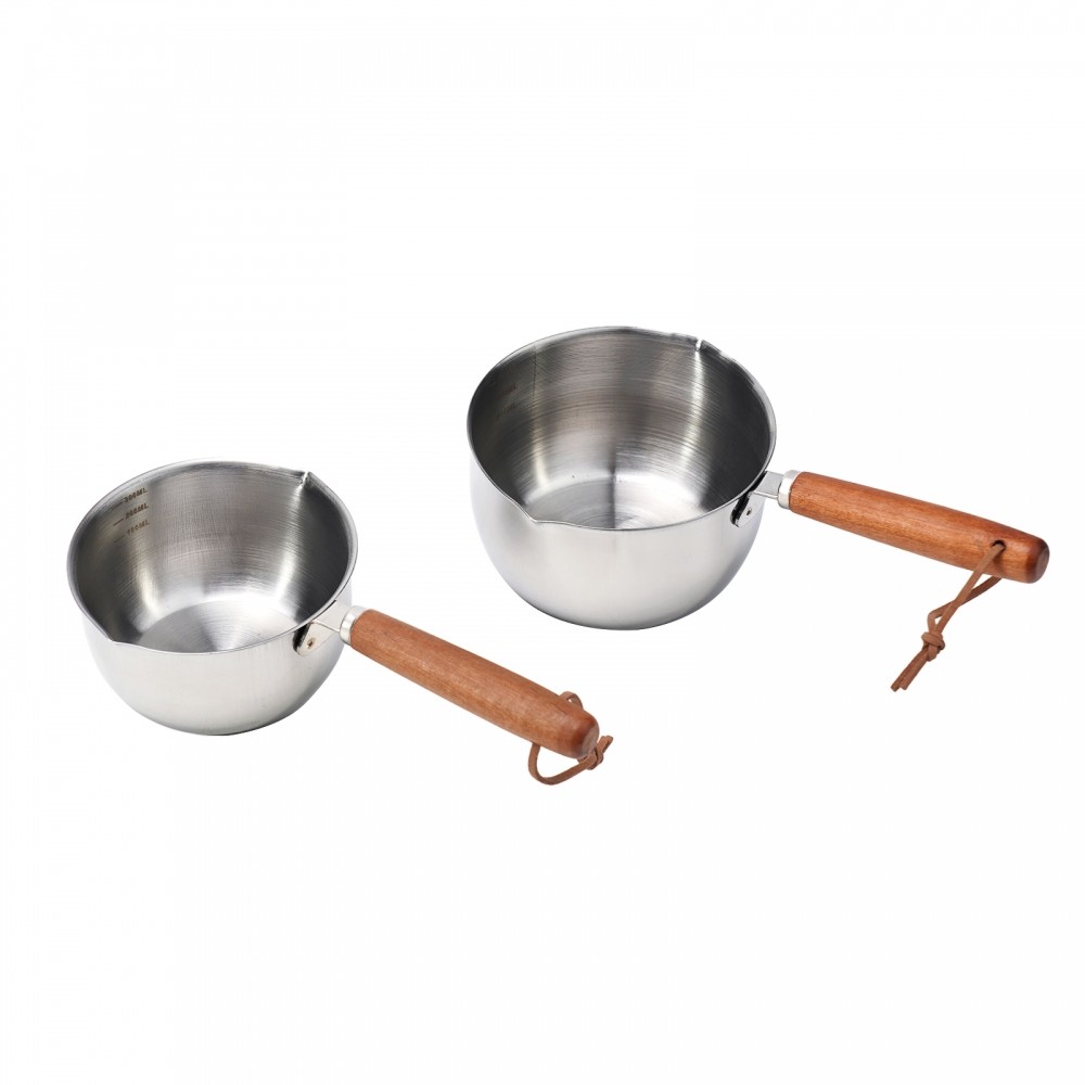 [NISO]Stainless-Steel Hot Oil Pan Hot Sauce Small Pot Cooking Butter Melting Pot