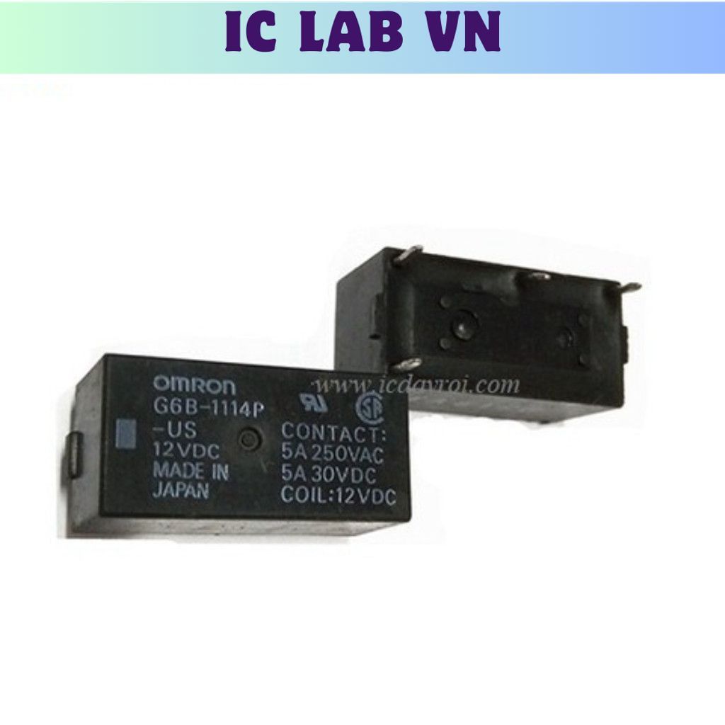 Relay G6B-1114P-US 12VDC 4 Chân Ic Lab VN