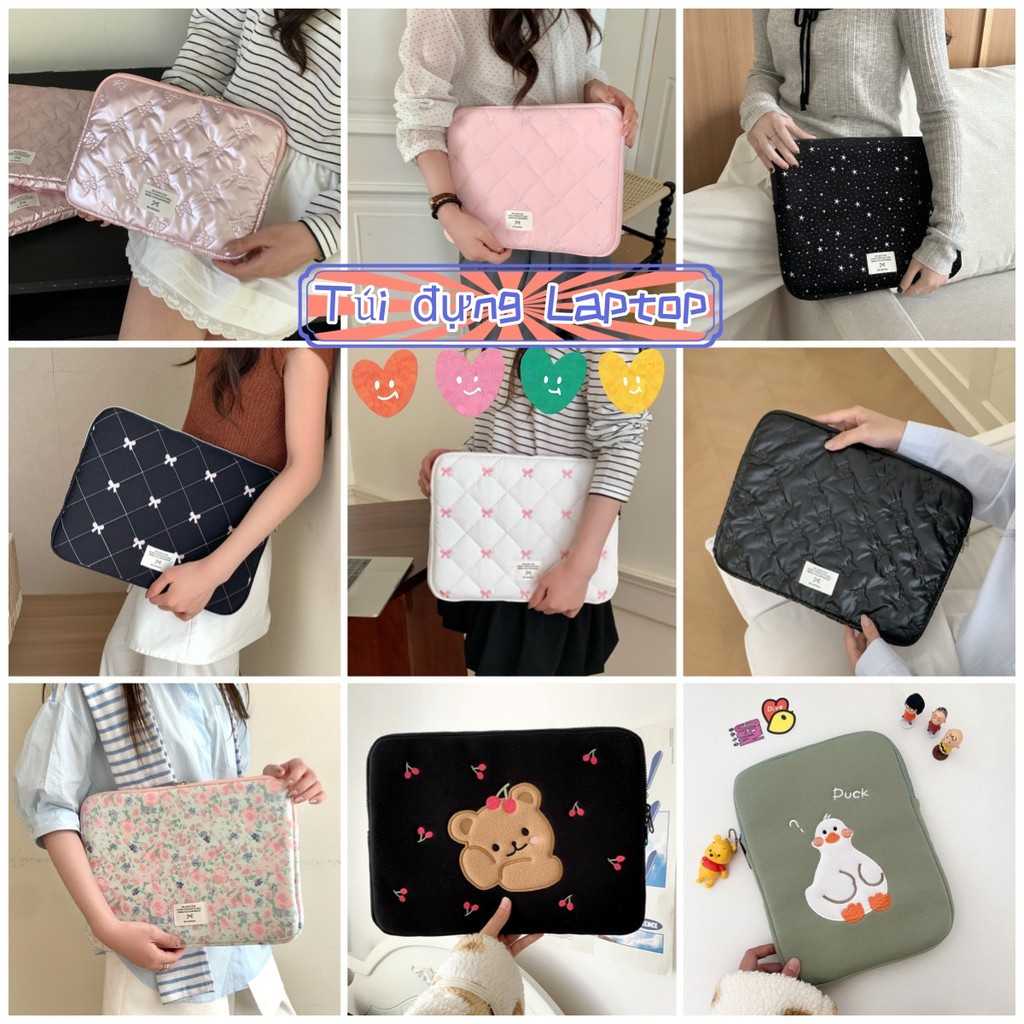 Túi đựng Laptop Chống Sốc INS Style Fits 13.3 14.1 15.6 Inch-Túi chống sốc máy tính xách tay nam nữ