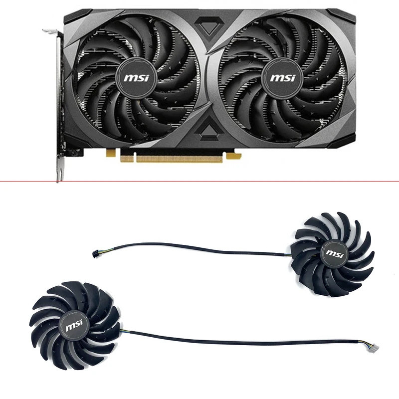Mới 95mm 4pin PLD10010S12HH RTX3060 gpu quạt làm mát cho MSI RTX 3070 3060 3060Ti Ventus 2X OC card 