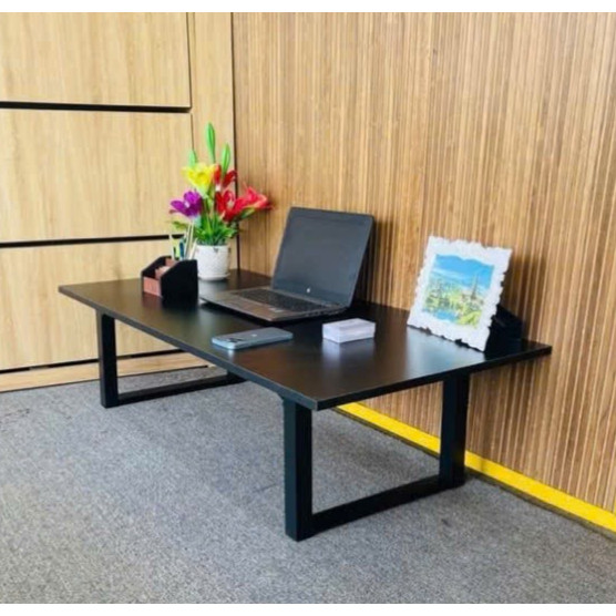 Bàn học - Bàn làm việc ngồi bệt dài 80cm, chân sắt sơn tĩnh điện, mặt gỗ MDF cao cấp. Bàn ngồi học t