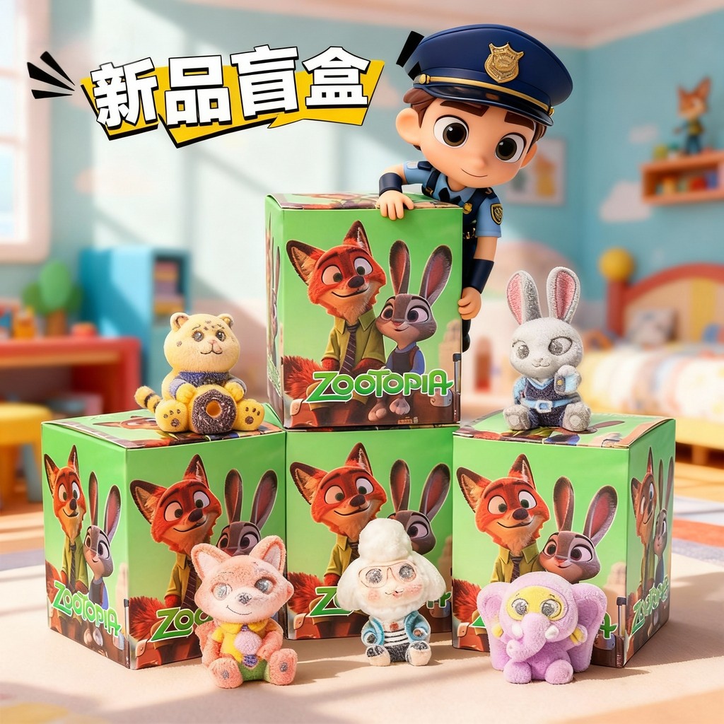 ❈ ❈ ❈ ❈ ❈ ❈ ❈ ❈ ❈ ❈ ❈ ❈ ❈ ❈ 🍒 ❈ ❈ ❈ ❈ ❈ ❈ ❈ ❈ ❈ Crazy Animal City Blind Box Cyber Red Blind Box Mặt 