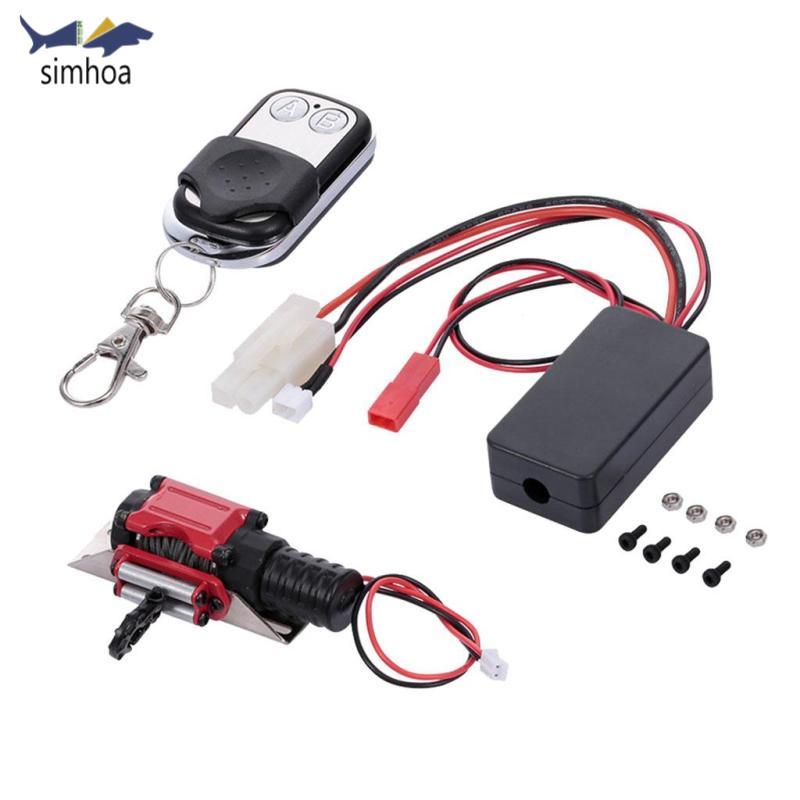 Tời điện Simhoa RC có bộ điều khiển cho SCX10 D90 D110, 4, TF2 và KM2 RC