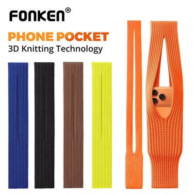 Fonken 40 / 80CM Túi Đan Mini Túi Điện Thoại Di Động Đeo Ngang Túi Điện Thoại Cho iOS Full Series Tất Cả Điện Thoại
