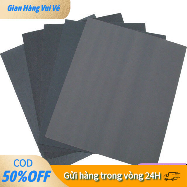 [24H] Bộ Giấy Nhám Mịn Đánh Bóng Gỗ, Epoxy - Độ Mịn Cao, Chà Mướt, Siêu Bóng